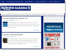 Tablet Screenshot of bigbrotheralbania9live.info